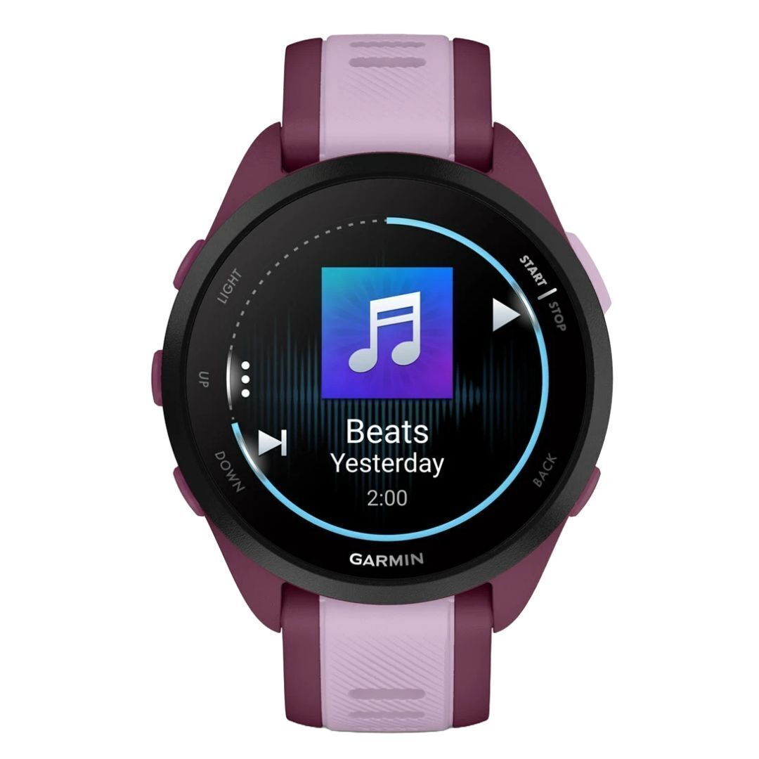 Garmin Forerunner 165 Music GPS Running Smartwatch (Berry-Lilac)
