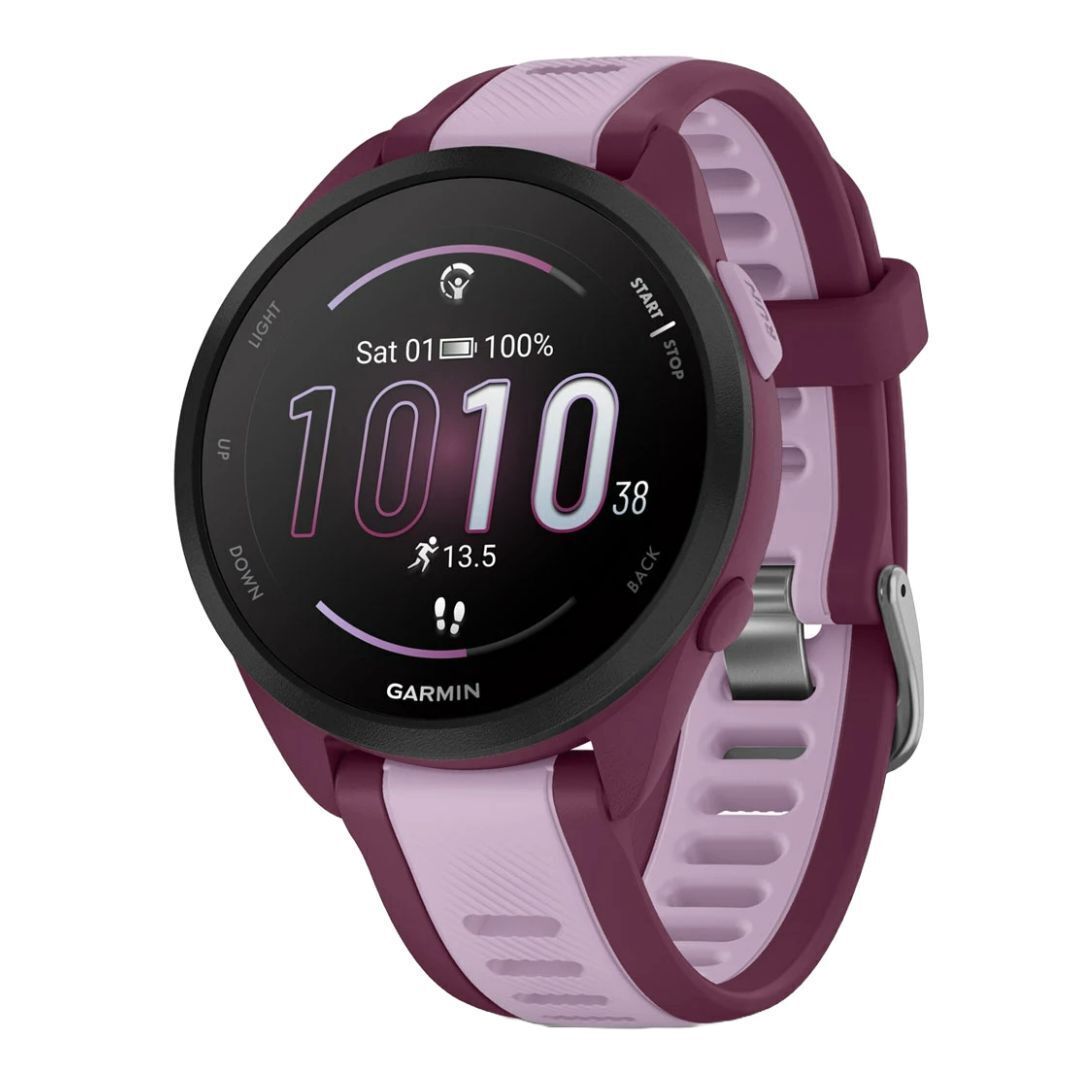 Garmin Forerunner 165 Music GPS Running Smartwatch (Berry-Lilac)