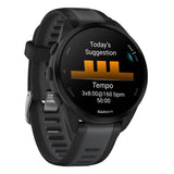 Garmin Forerunner 165 Music GPS Running Smartwatch (Black - Slate Gray)