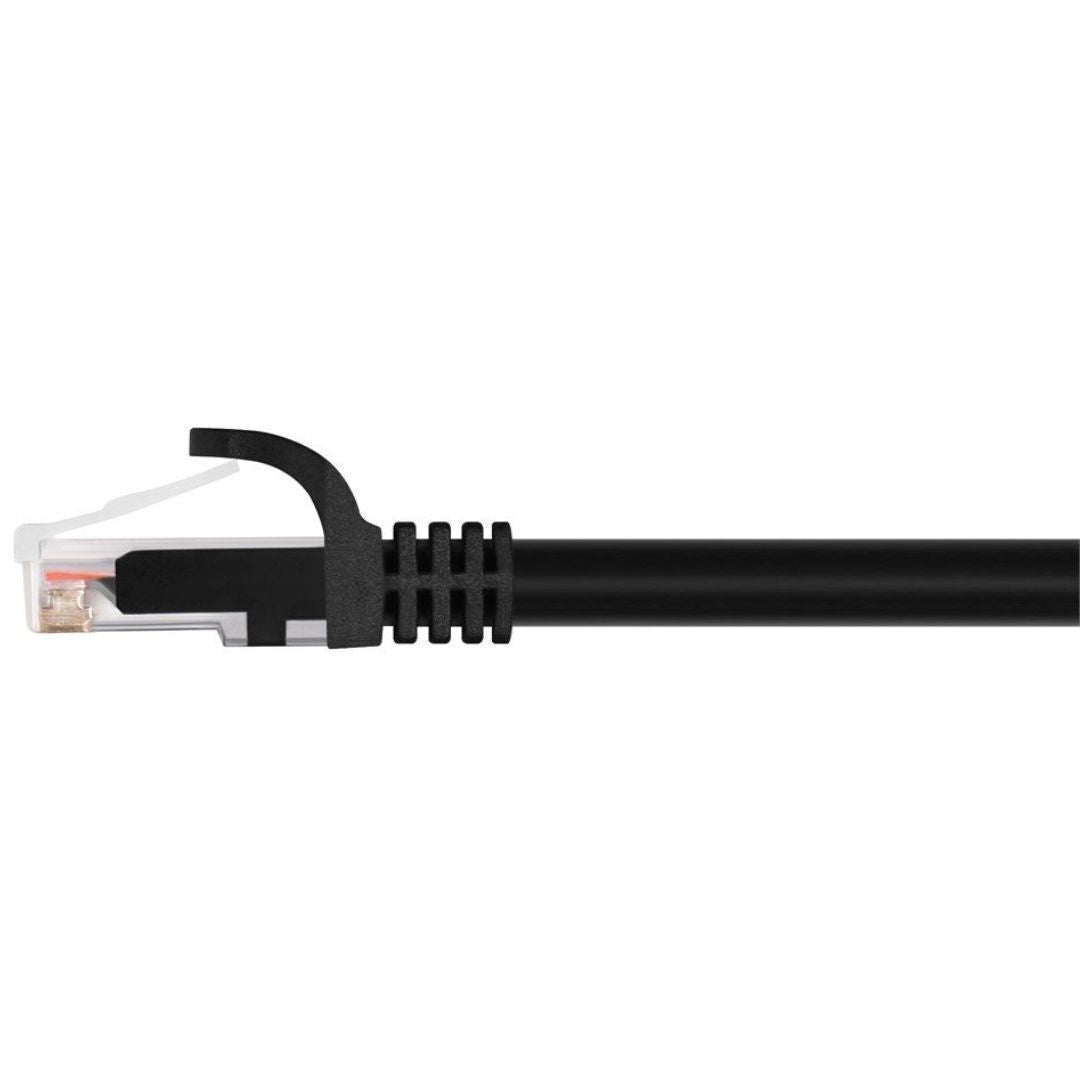 Monoprice Cat5e 10-Feet UTP, 24AWG, 350MHz, Pure Bare Copper, FLEXboot Ethernet Patch Cable (Black)