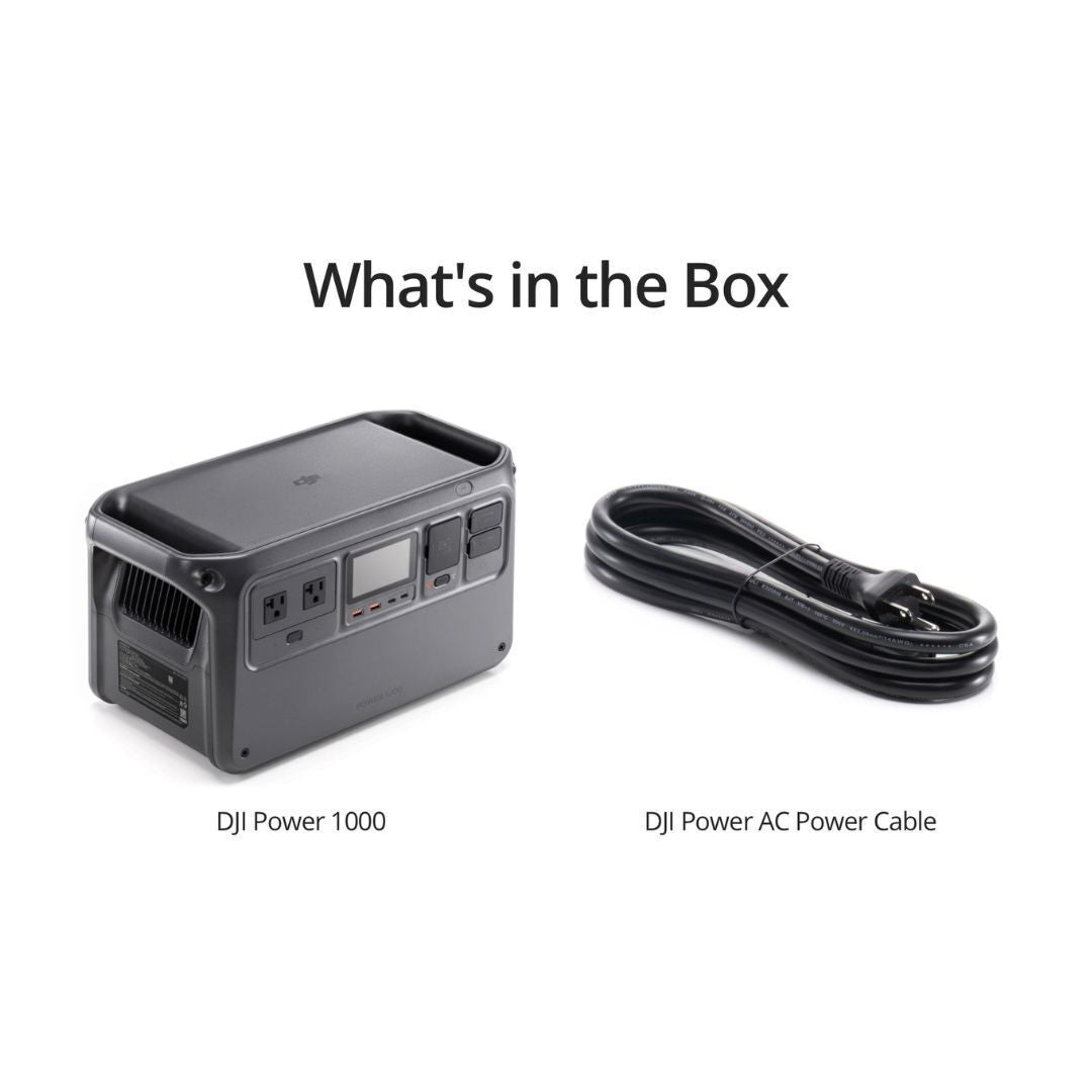 DJI Power 1000 with Intelligent Battery Management System and Multiple Recharging Options