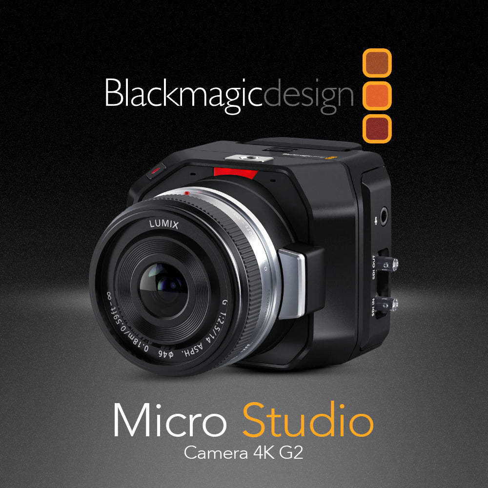 Blackmagic Design Micro Studio Camera 4K G2 with 14mm Lens