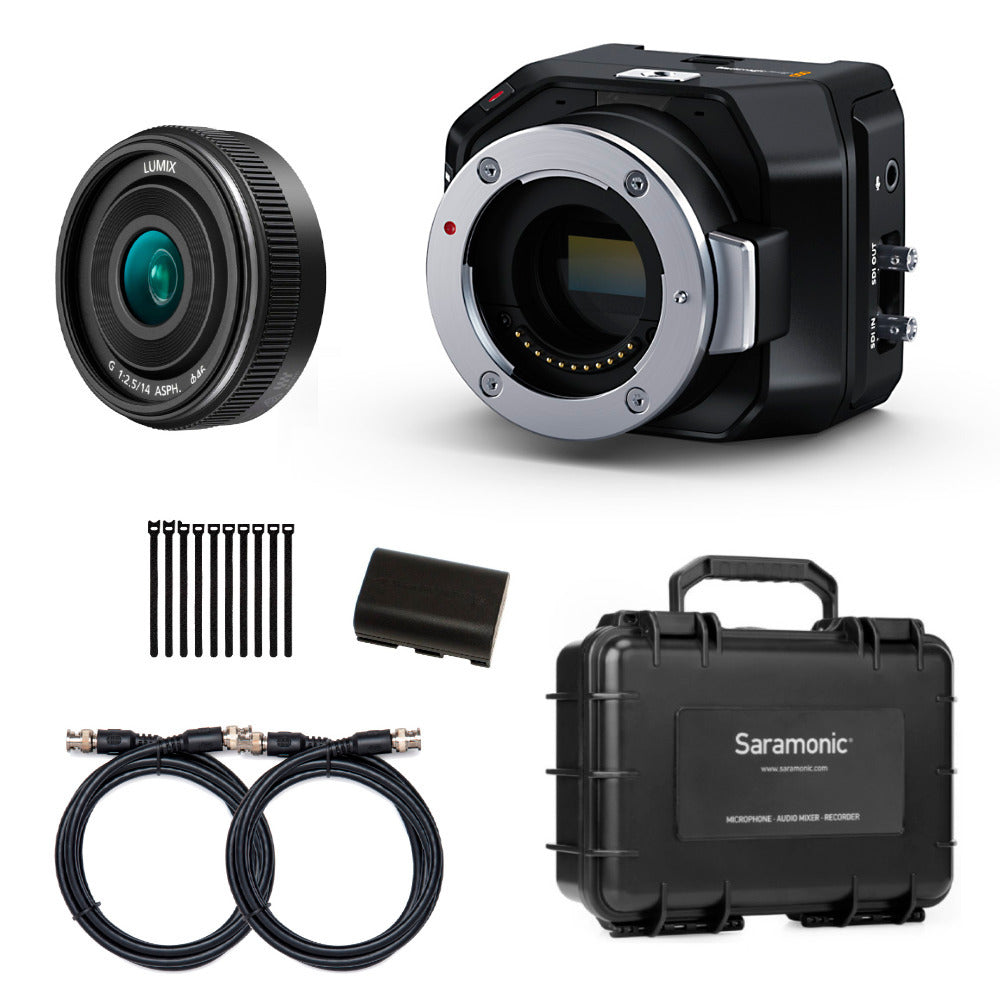 Blackmagic Design Micro Studio Camera 4K G2 with 14mm Lens