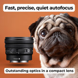 Sony E PZ 10-20mm F4 G APS-C Power Zoom G Lens with Editing Software, 64GB SD Card Bundle