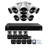 Lorex Fusion 4K 4TB Wired NVR System with 16 Bullet  HD Surveillance Cameras