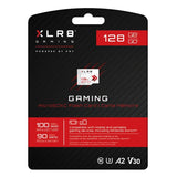 PNY XLR8 128GB Gaming A2 Class 10 U3 V30 MicroSDXC Flash Memory Card with Up To 100MB Read Speed