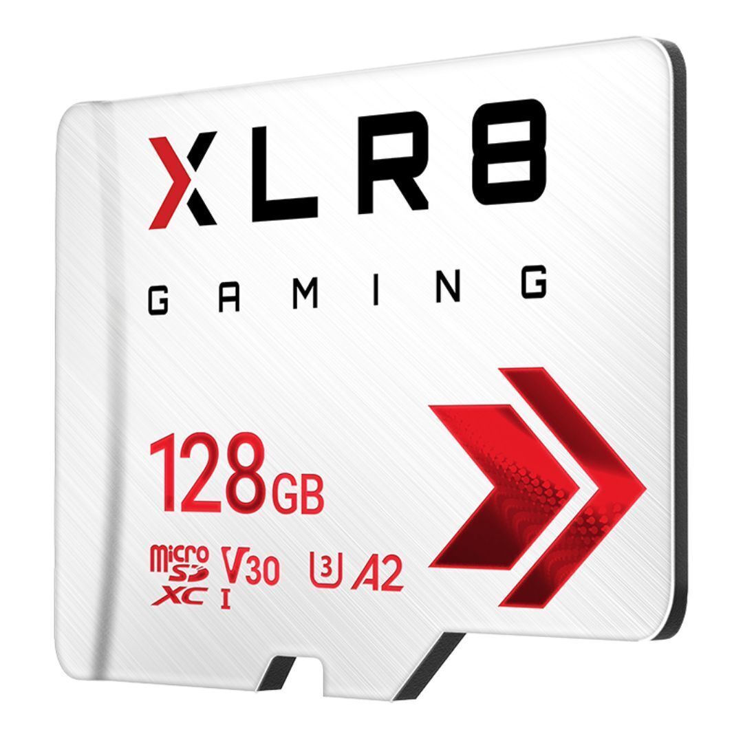 PNY XLR8 128GB Gaming A2 Class 10 U3 V30 MicroSDXC Flash Memory Card with Up To 100MB Read Speed