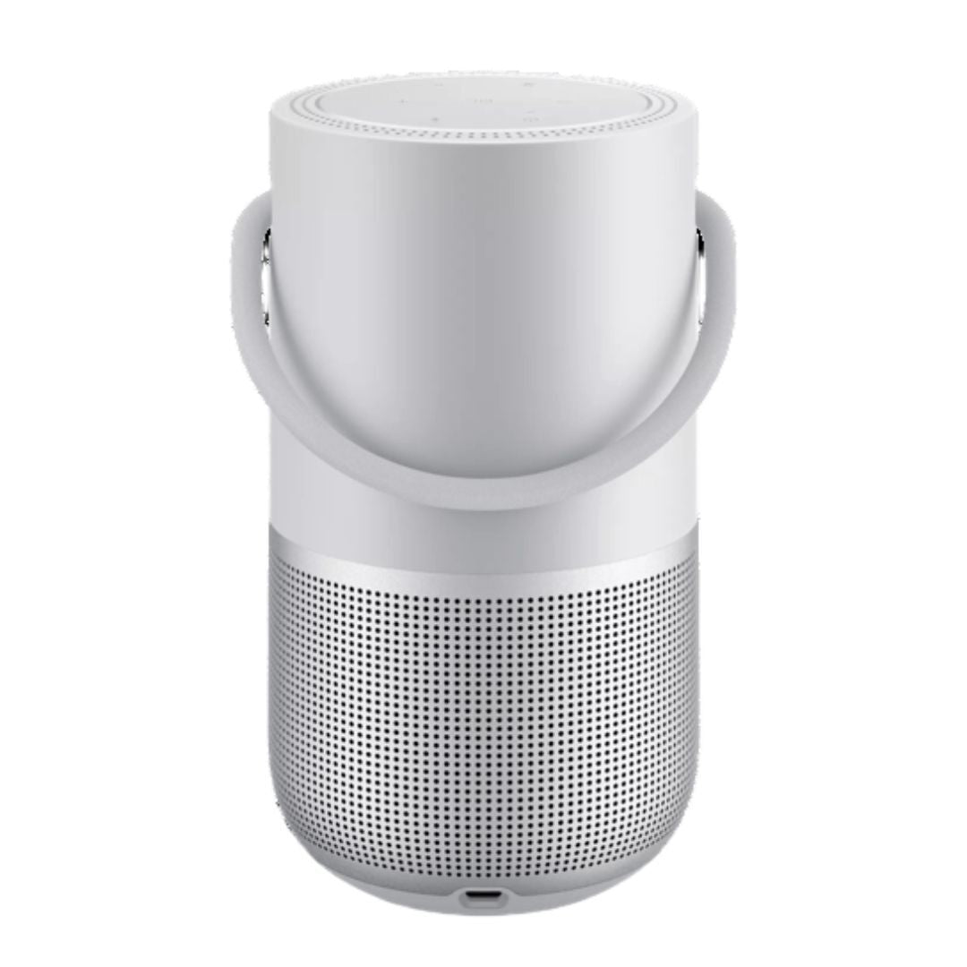 Bose Portable Home Speaker with Long-Lasting Battery and Lightweight Design (Luxe Silver)