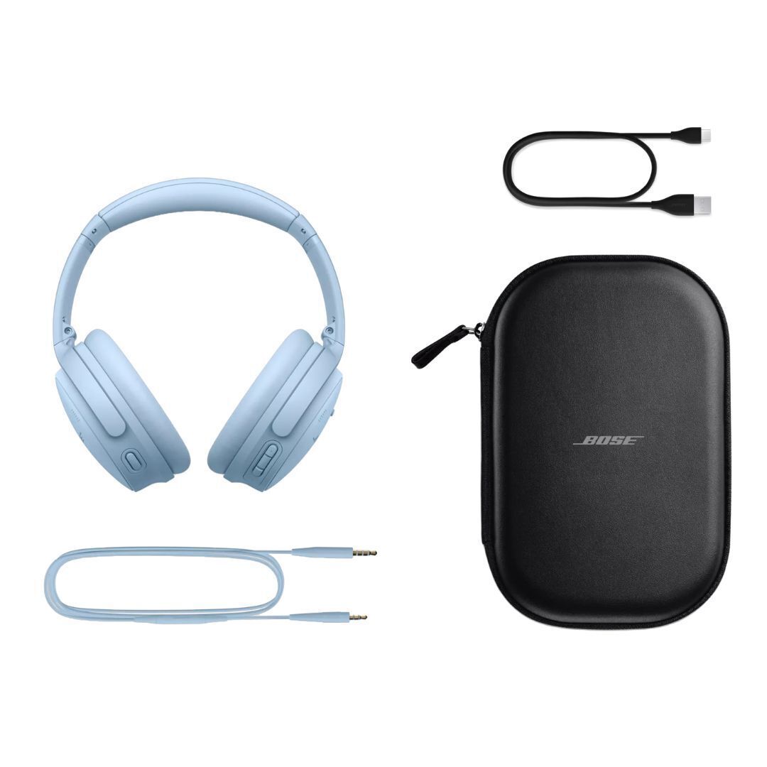 Bose QuietComfort Wireless Bluetooth Over Ear Noise Canceling Headphones (Moonstone Blue)
