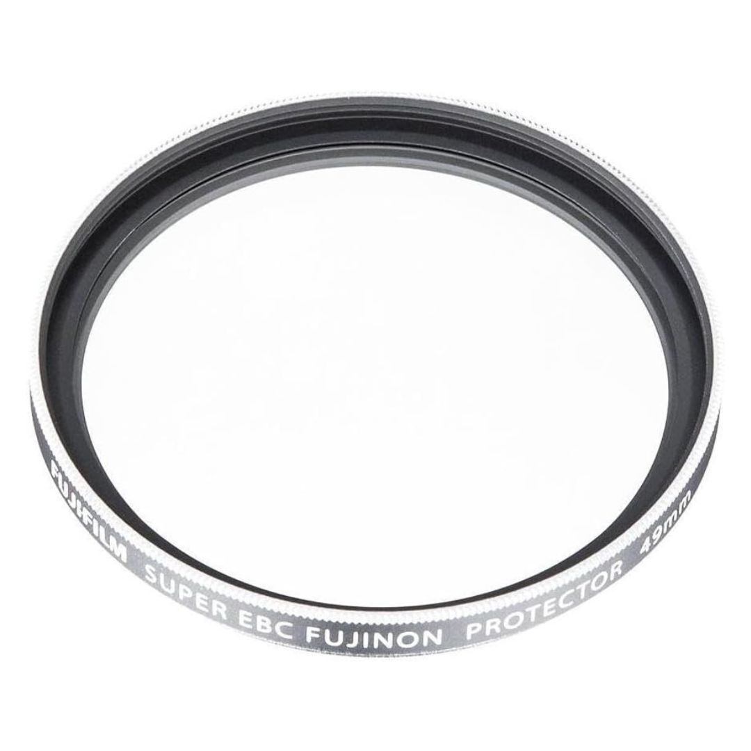 Fujifilm Protector Camera Lens Filter PRF-49 with Super Electron Beam Coating (Silver)