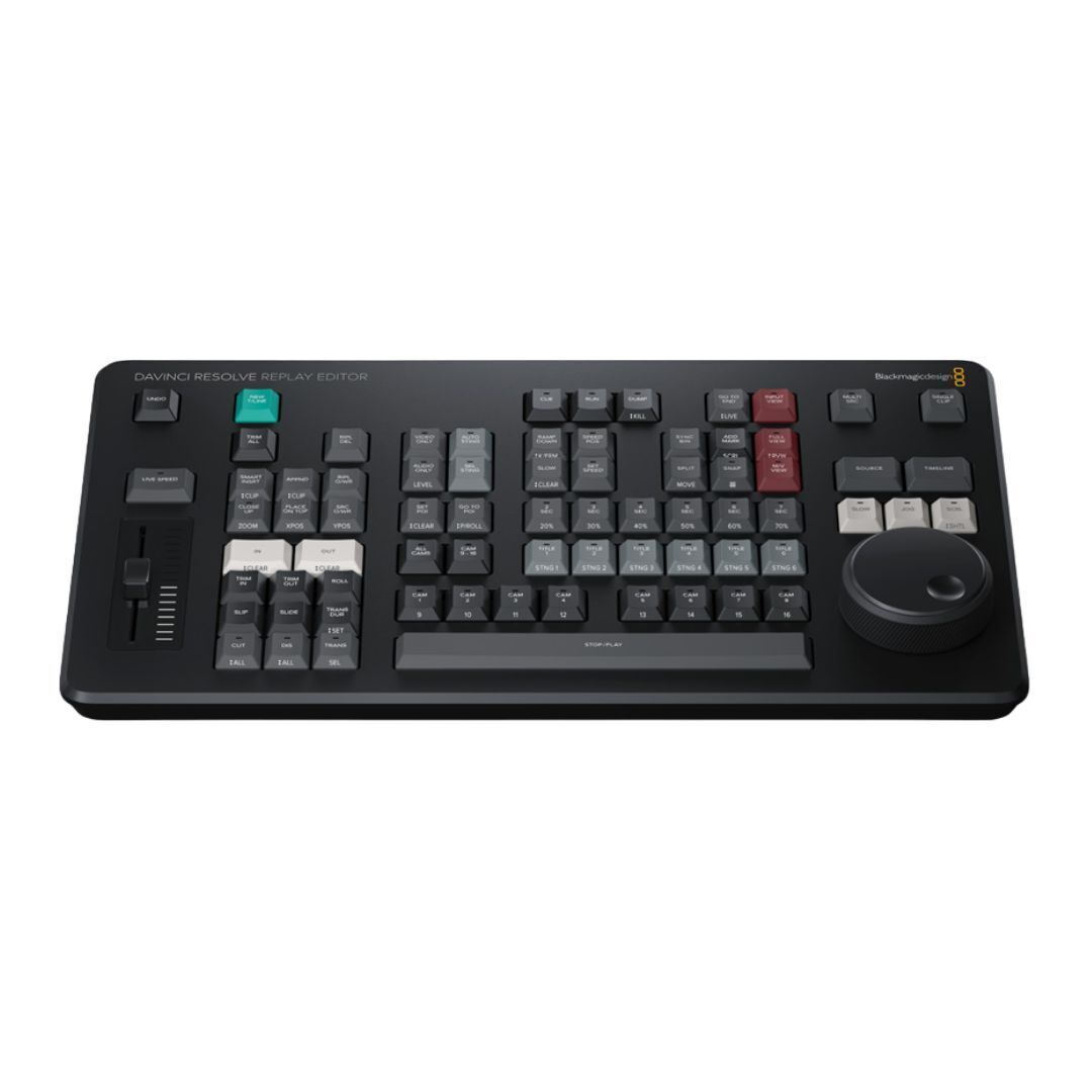 Blackmagic Design DaVinci Replay Resolve Editor for Fast Multi-Cam Editing (Black)