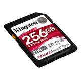 Kingston Canvas React Plus V60 UHS-II 256GB SD Memory Card with 280MB Per Second Read Speed