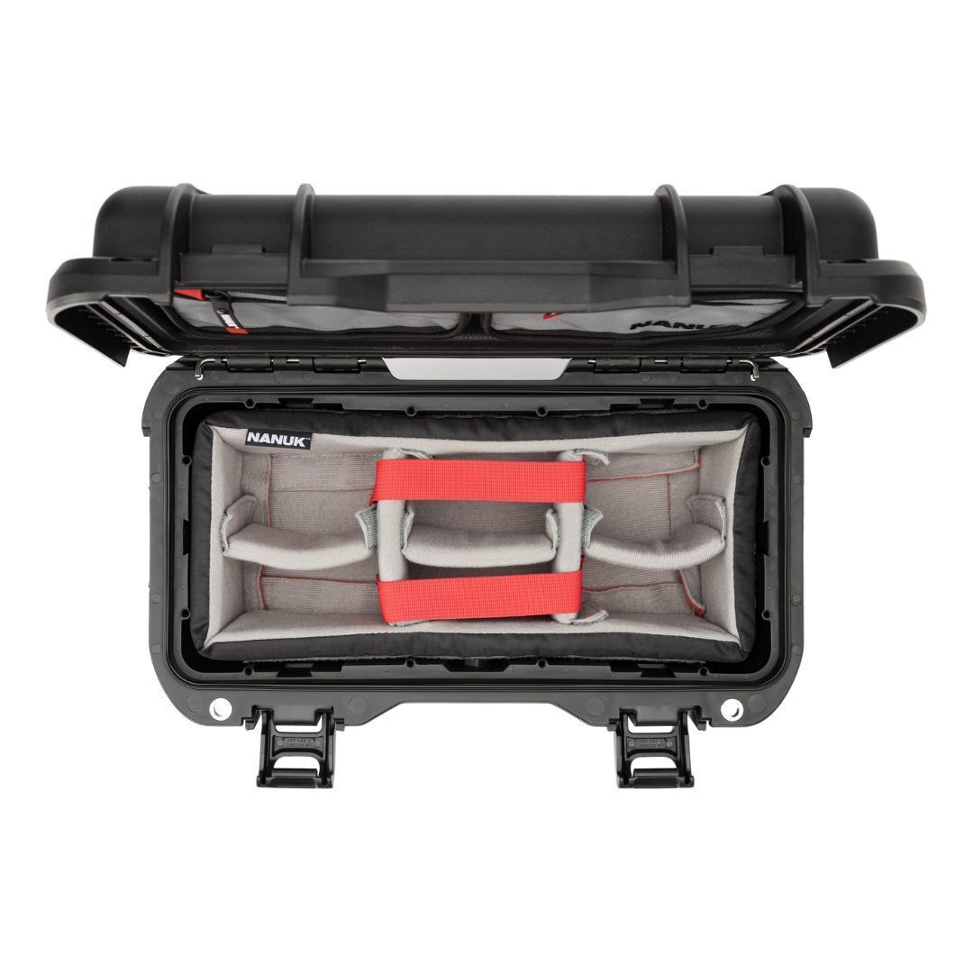 Nanuk T20 IP67 Waterproof and Dustproof Top Loader Case with Pro Photo Kit (Black)