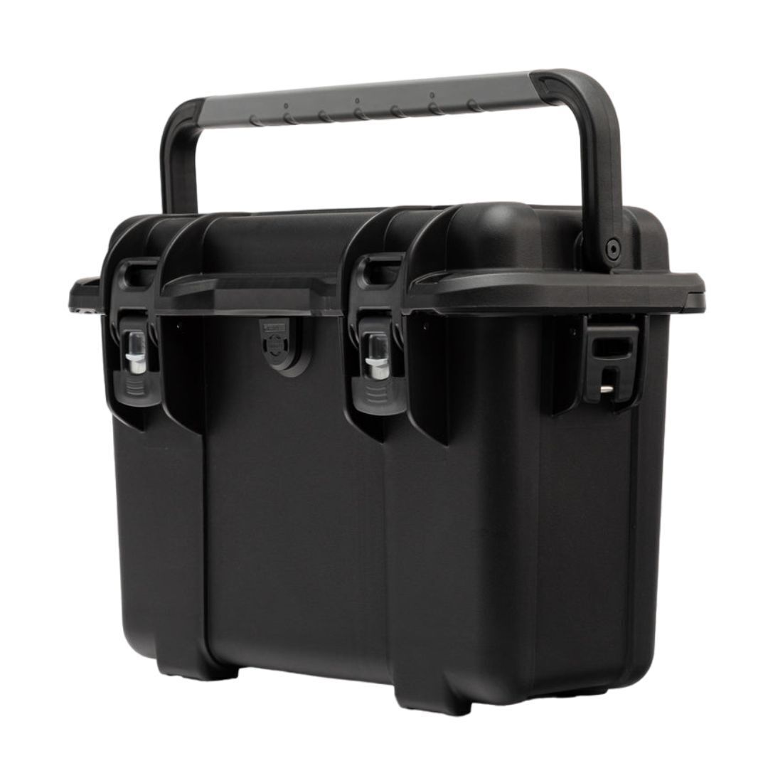 Nanuk T30 Top Loader Case for Cameras and Lenses with Lid Stay and Tray and Rigid Divider (Black)