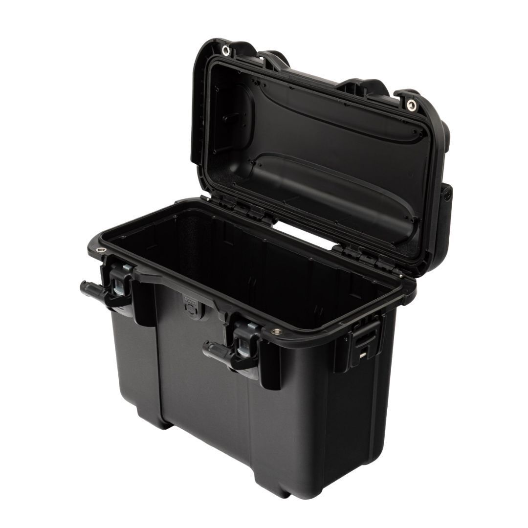 Nanuk T30 Top Loader Case for Cameras and Lenses with Lid Stay and Tray and Rigid Divider (Black)