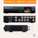 Blackmagic Design Ultimatte 12 HD Compositing Processor with 10ft cable, Power Cord, and Cable ties