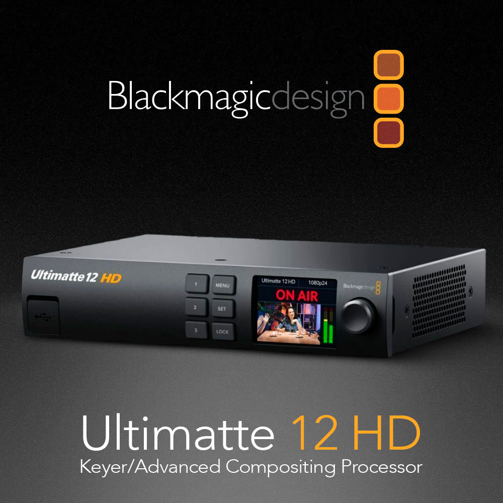 Blackmagic Design Ultimatte 12 HD Compositing Processor with 10ft cable, Power Cord, and Cable ties