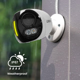 Lorex H20 4K IP Wired Dual Lens Security Camera with 64GB Memory Cards (2-Pack)