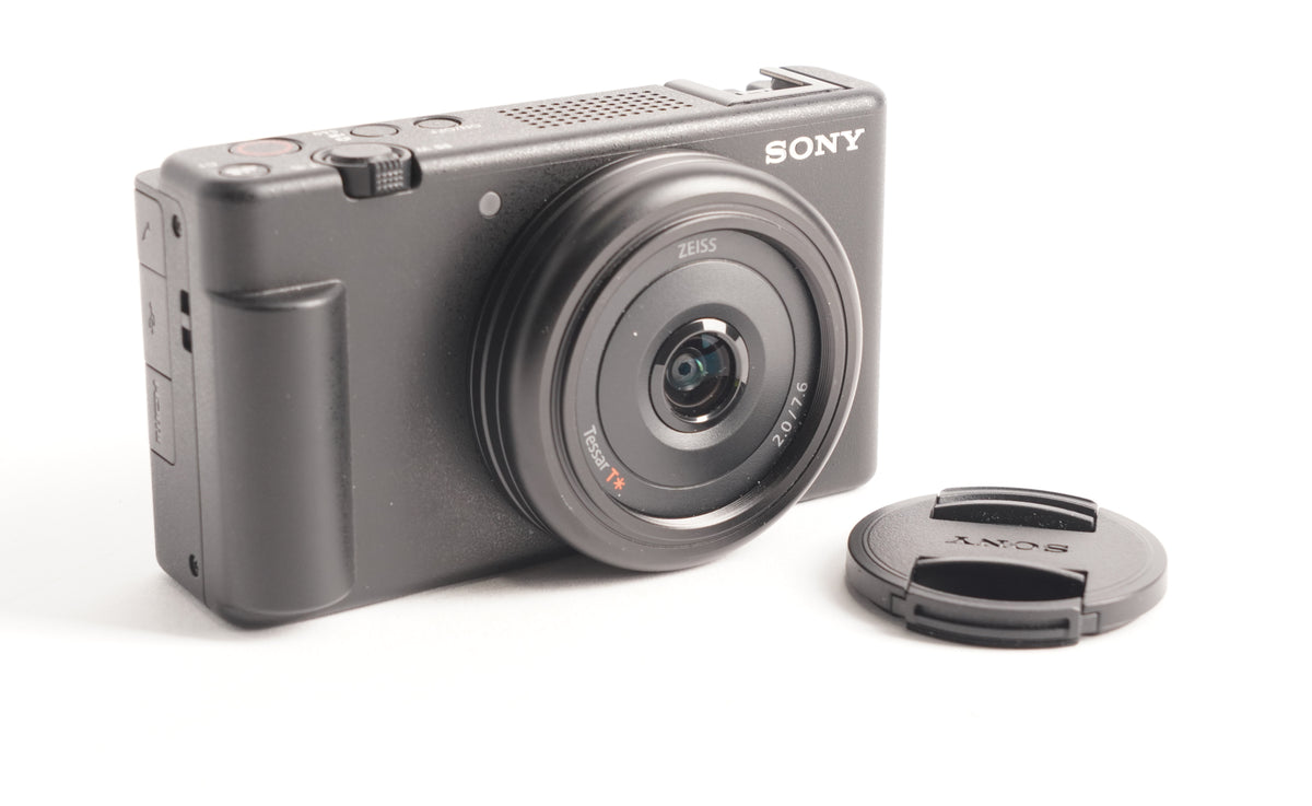 Sony ZV-1F Vlog Camera for Content Creators and Vloggers (Black) (Open Box)