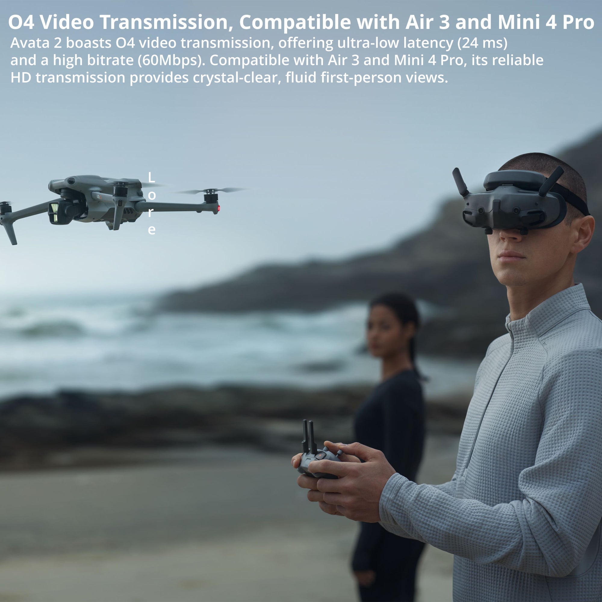 DJI Goggles 3 with DJI RC Motion 3 Bundle with Landing Pad