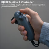 DJI Goggles 3 with DJI RC Motion 3 Bundle with Landing Pad, Weatherproof Case and 64GB SD Card