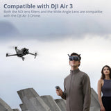 DJI Air 3 ND Filters Set with DJI Wide-Angle Lens for Air 3 and Drone Accessory Bundle