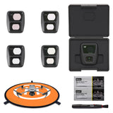 DJI Air 3 ND Filters Set with DJI Wide-Angle Lens for Air 3 and Drone Accessory Bundle