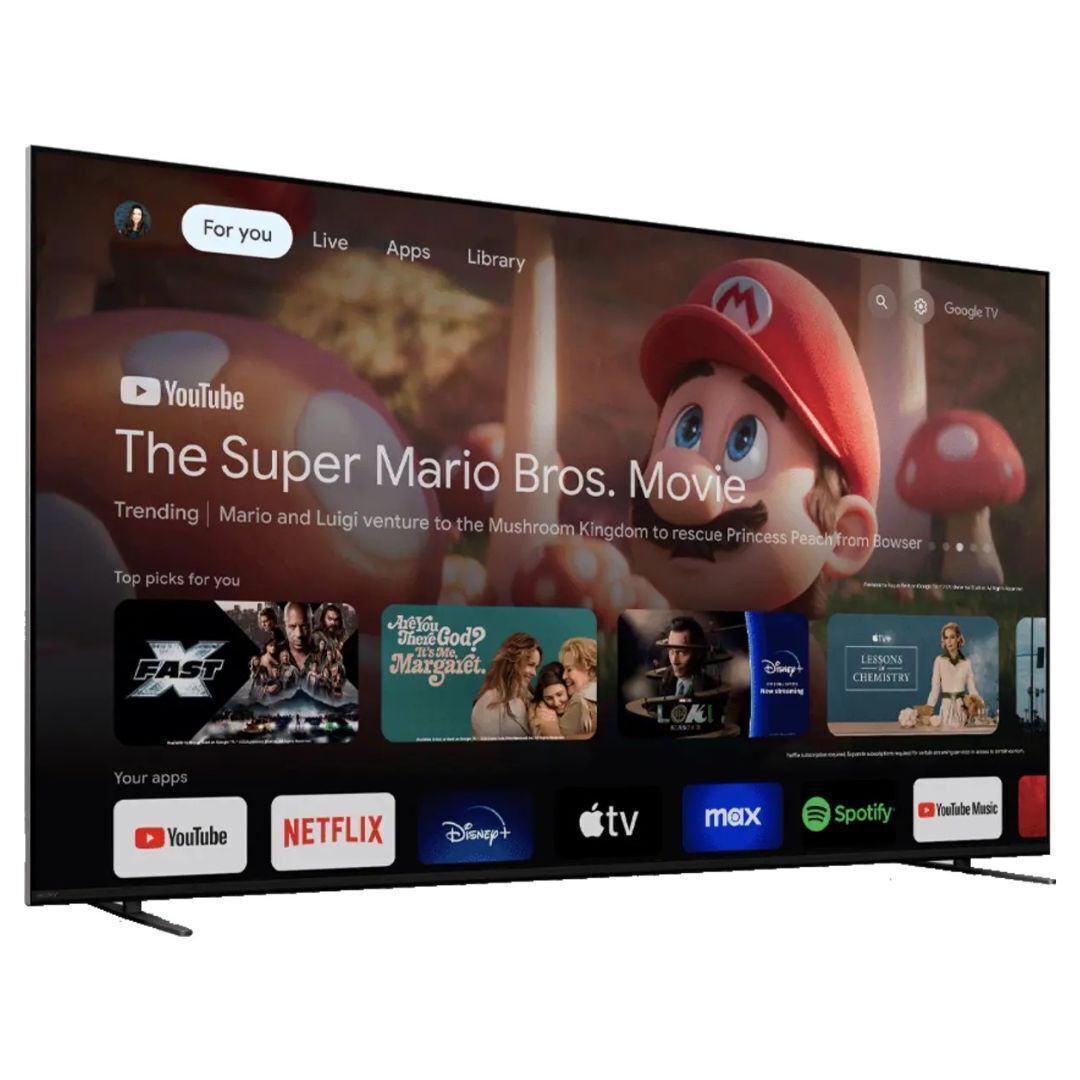 Sony Bravia 7 K-75XR70 75-Inch Class Mini LED QLED 4K HDR Google TV with Dolby Vision and Atmos