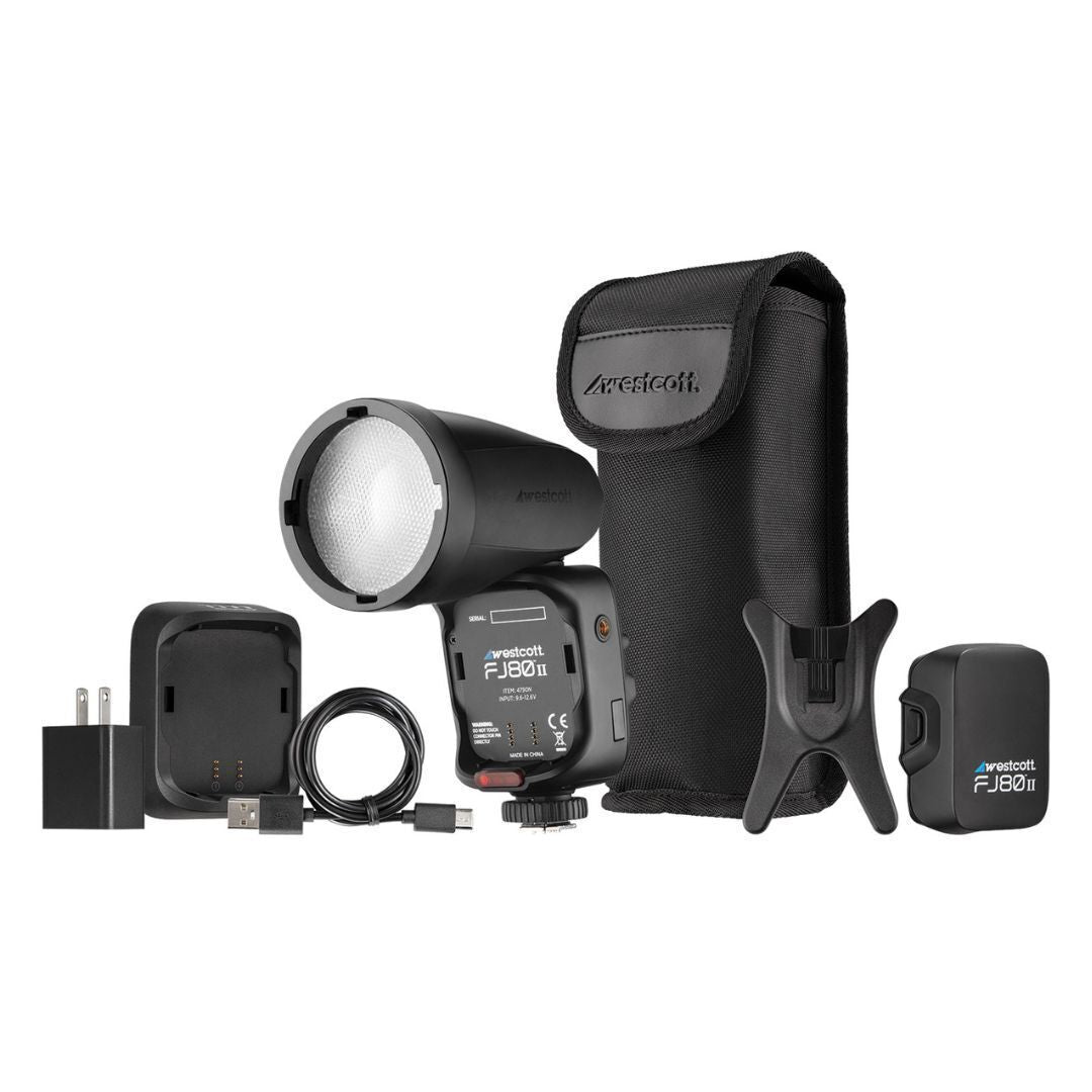 Westcott FJ80 II M Multi-Brand Touchscreen 80Ws Speedlight with Camera Mount