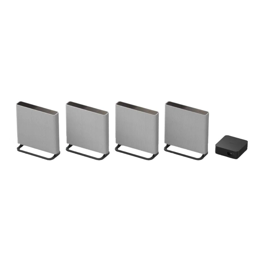 Sony BRAVIA Theater Quad Home Theater Surround Sound System with 4 Wireless Speakers (Gray)