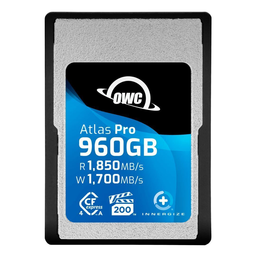 OWC 960GB Atlas Pro CFexpress 4.0 Type A Memory Card with UV Ray, and X-Ray Resistance