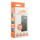 Jupio USB Dedicated Duo Charger LCD LP-E17 for Canon with LED Charging Display