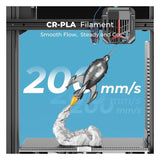 Creality 1.75mm PLA Filament with Precise Spooling Control for Worry-Free 3D Printing (1Kg, White)