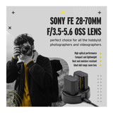 Sony a7 III Full Frame Mirrorless Camera with 28-70mm and FE 50mm f/1.8 Lens Kit