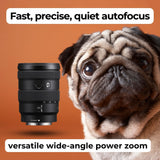 Sony E 16-55mm F2.8 G APS-C Wide-angle Zoom G Lens with 64GB Memory Card, Editing Software Bundle