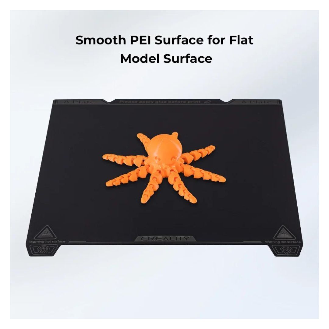 Creality K1 235 x 235mm Smooth PEI Build Plate with Double Handle and Strong Magnetic Force