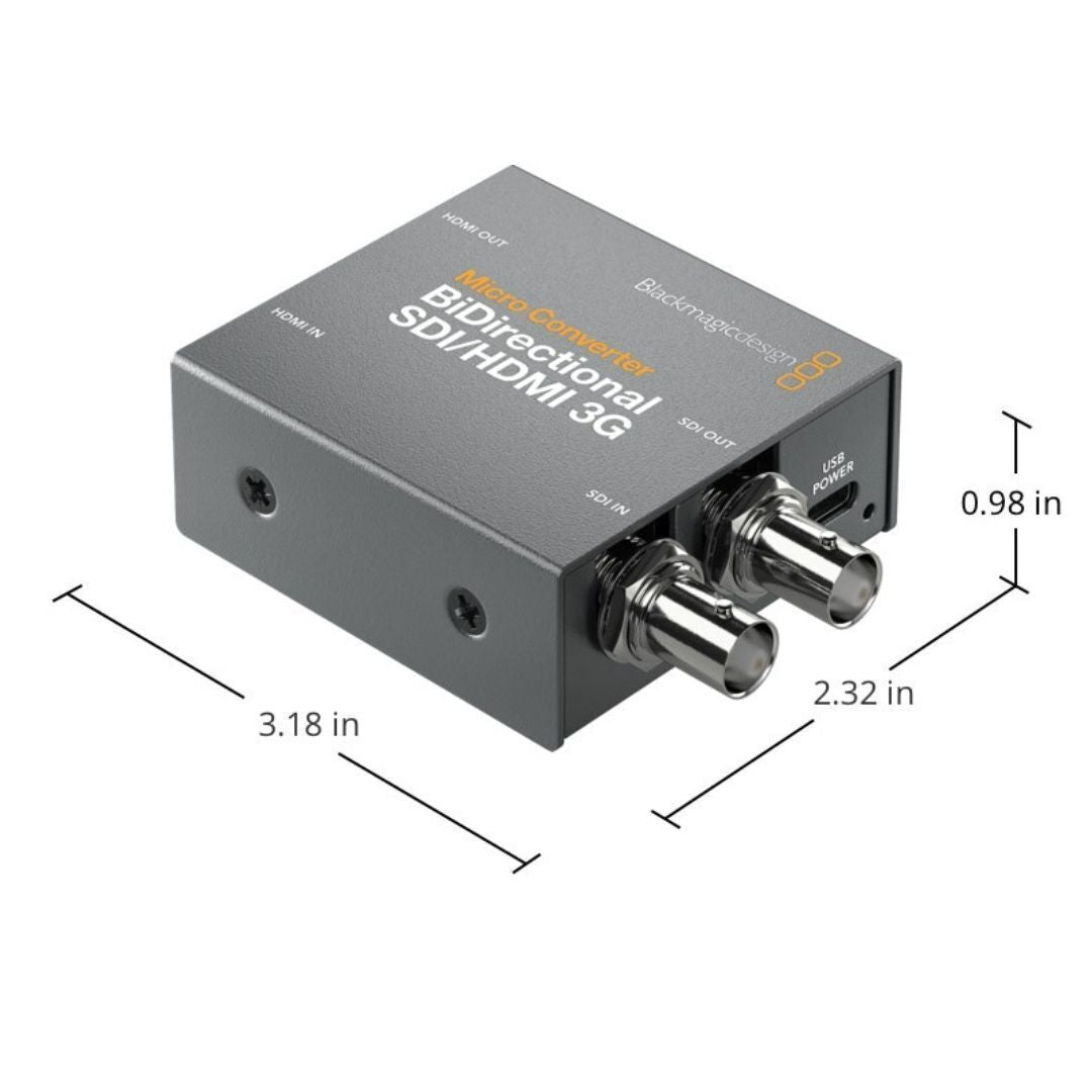 Blackmagic Design Smallest BiDirectional Broadcast Quality SDI-HDMI 3G Micro Converter