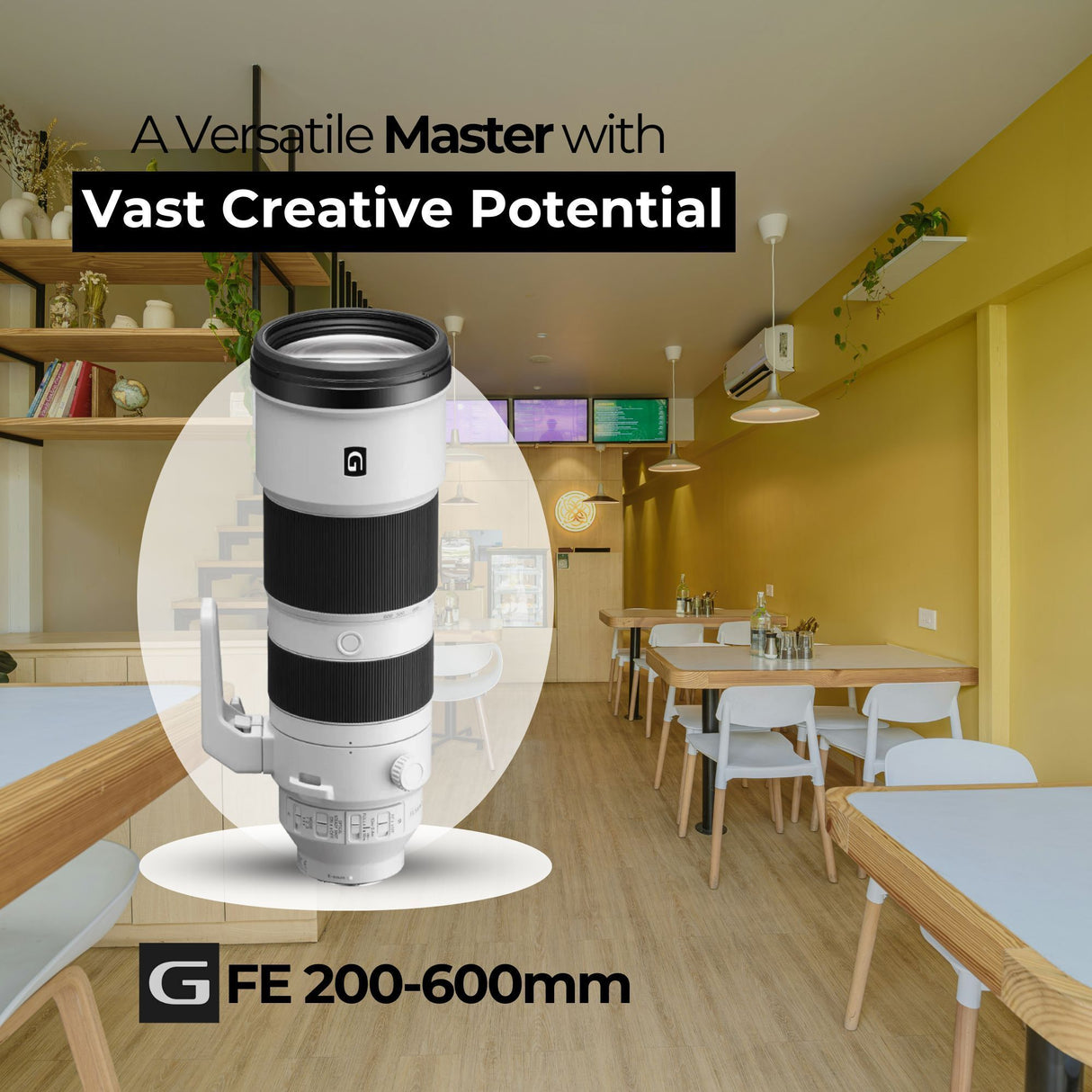 Sony FE 200-600mm f/5.6-6.3 G OSS Super Telephoto Zoom Lens with 64GB Memory Card Bundle