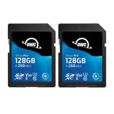 OWC 128GB Atlas Pro UHS-II SDXC Memory Card (2-Pack)