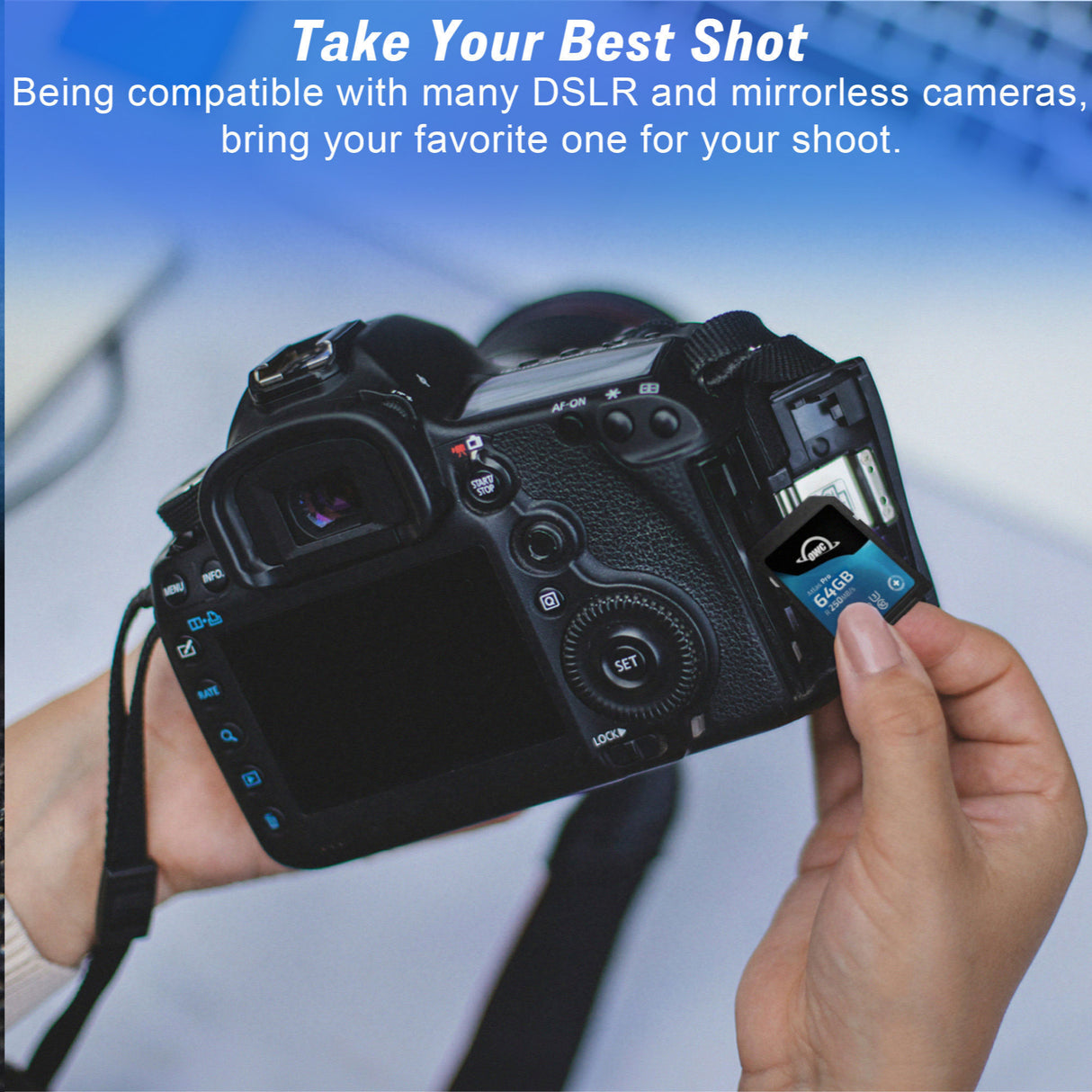 OWC 64GB Atlas Pro SDXC V60 UHS-II Memory Card for Advanced DSLR and Mirrorless Functions