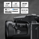 Nikon COOLPIX P950 Digital Camera (Black) Camera Case and Accessory, 64GB Memory Card Bundle