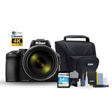 Nikon COOLPIX P950 Digital Camera (Black) Camera Case and Accessory, 64GB Memory Card Bundle