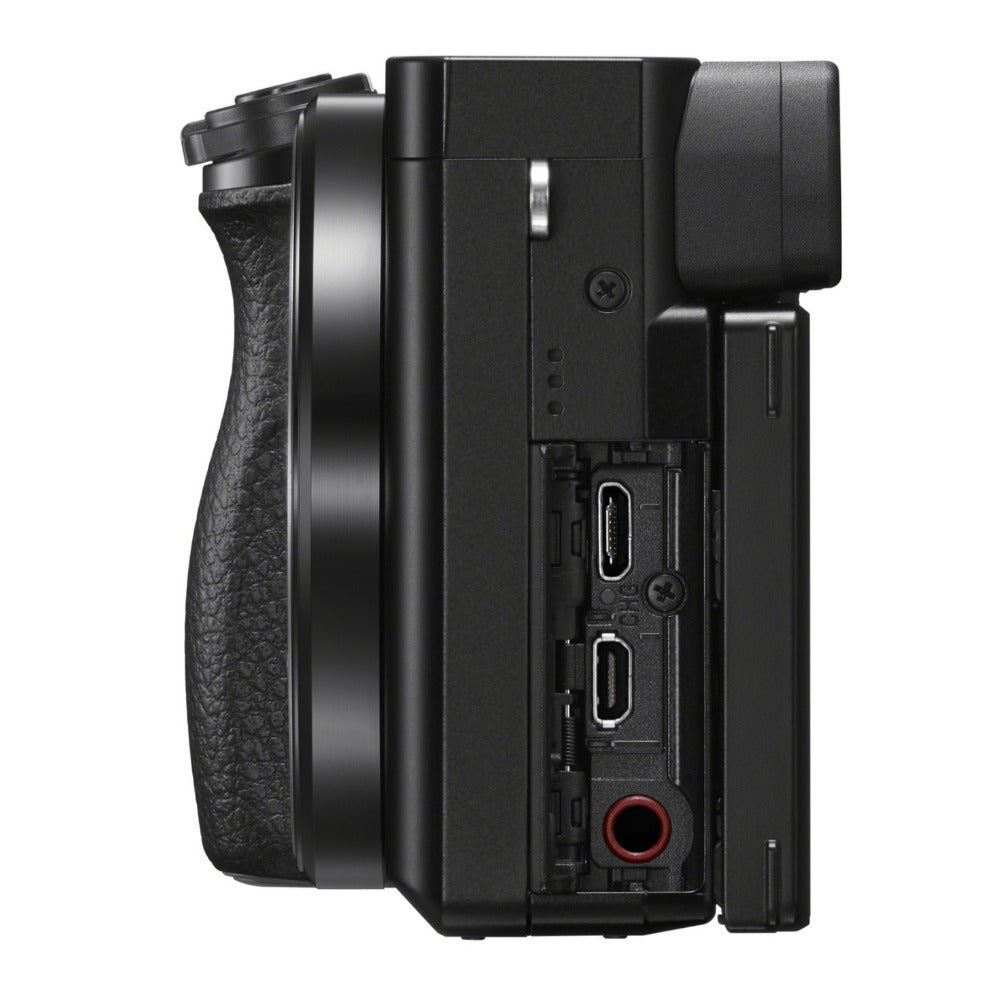 Sony Alpha a6100 APS-C Mirrorless Interchangeable-Lens Camera with 16-50mm Lens and Bag Bundle