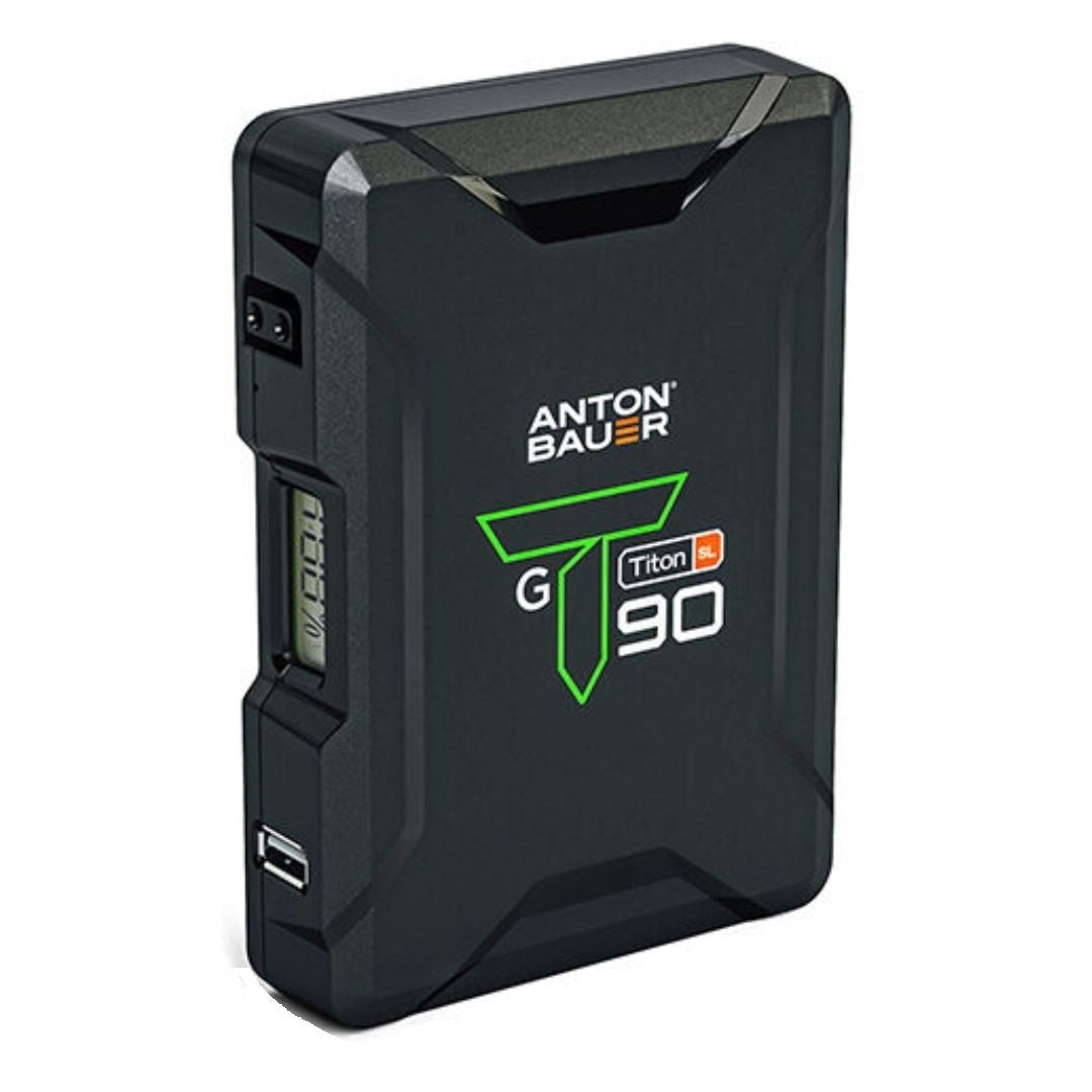 Anton Bauer Titon SL 90 Gold Mount with Built-In LCD Fuel Gauge and Durable Travel-Friendly Design