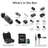 DJI Osmo Pocket 3 with Mic 2 (2 TX + 1 RX + Charging Case), Two (2) Lav Mics, 128GB MicroSD, and Imp