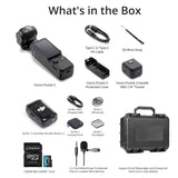 DJI Osmo Pocket 3 with Two Mic 2 (1 TX,)  Two (2) Lav Mics, 128GB MicroSD Card, and Hard Case