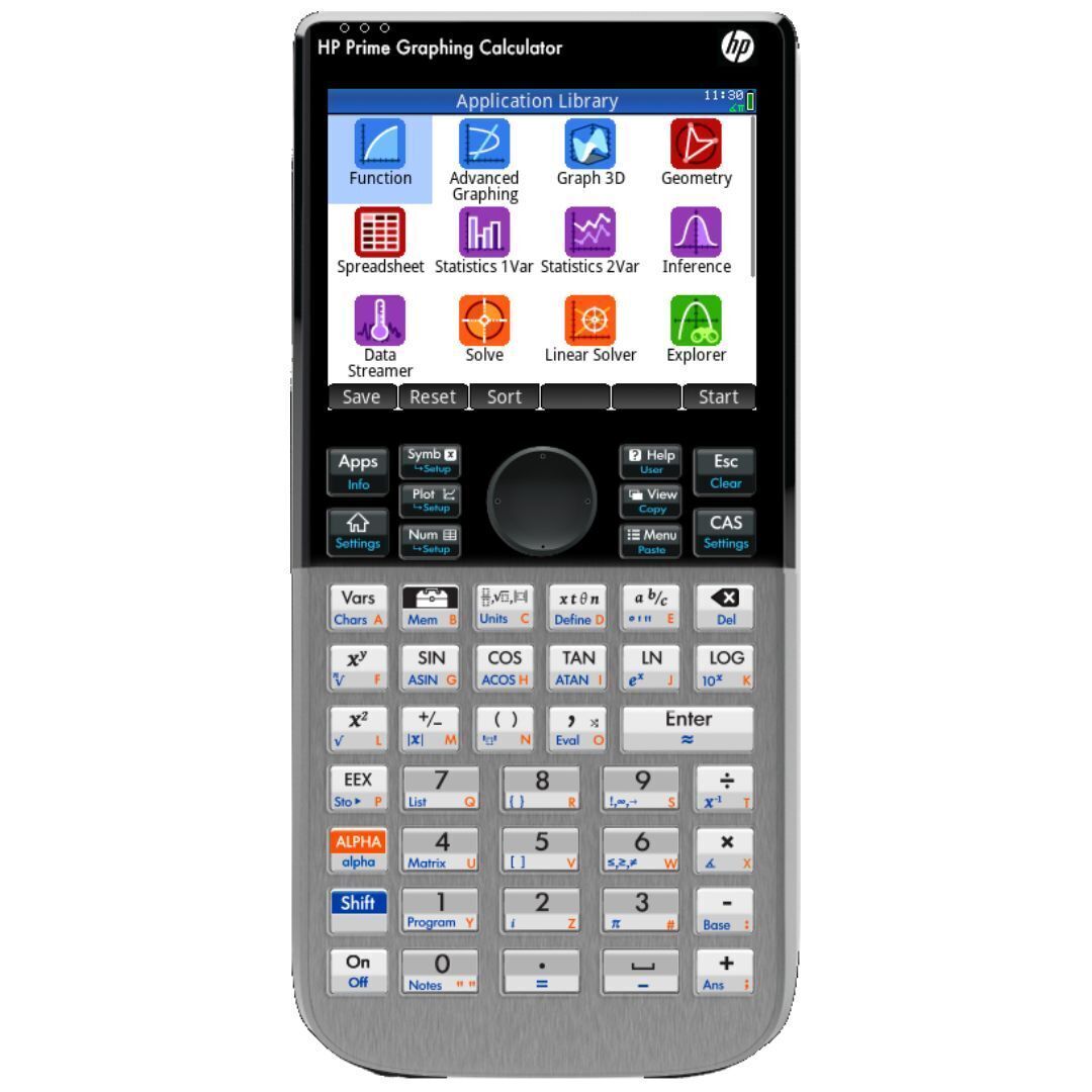 HP Prime II Full-Color Multi-Touch Graphing Calculator with Touchscreen or Keypad Interaction