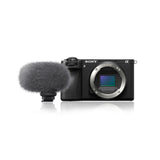 Sony Alpha 6700 APS-C Interchangeable Lens Hybrid Camera (Body Only) Shotgun Microphone Bundle