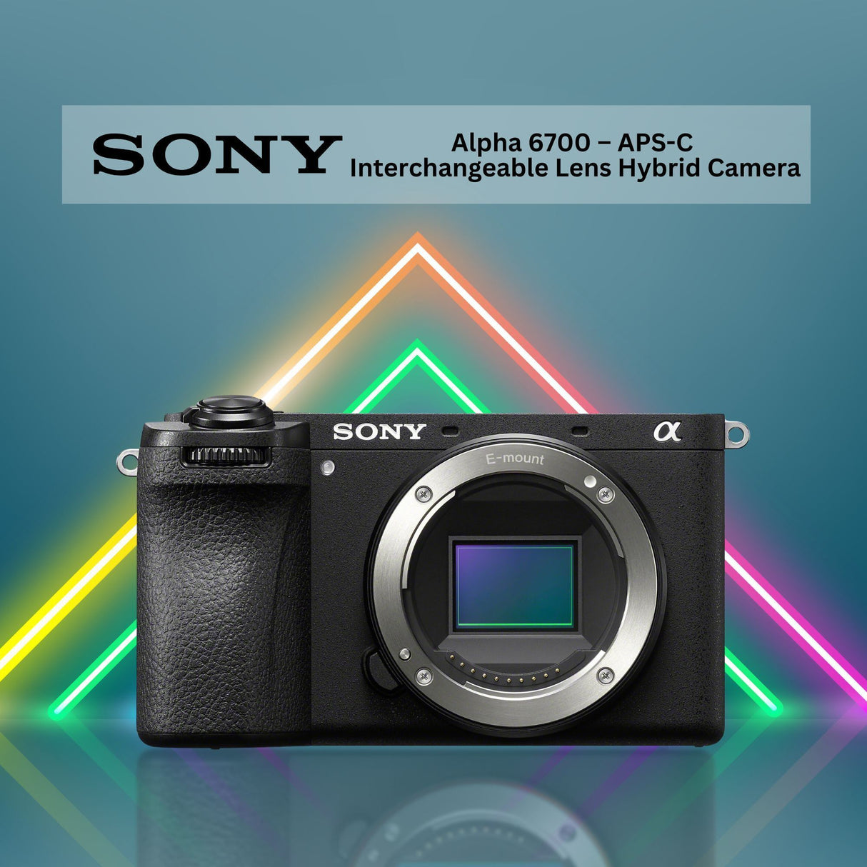 Sony Alpha 6700 APS-C Interchangeable Lens Hybrid Camera (Body Only) Shotgun Microphone Bundle
