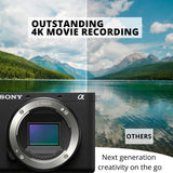 Sony Alpha 6700 APS-C Interchangeable Lens Hybrid Camera (Body Only) Shotgun Microphone Bundle